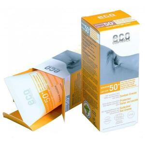 Bio Napvédő Krém Magas Védelemmel SPF 50 Színezett Eco Cosmetics, 75ml kép