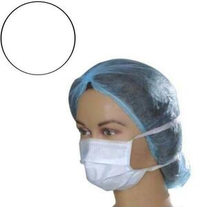 Gumis védőmaszk, fehér színű - Prima White Surgical Face Mask Ear-Loop 50 db. kép