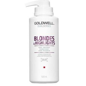 Hajmaszk Szőke Hajra - Goldwell Dualsenses Blondes & Highlights 60s Treatment 500 ml kép