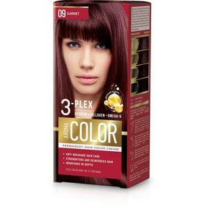Tartós Krémhajfesték - Aroma Color 3-Plex Permanent Hair Color Cream, 09 Garnet, 90 ml kép
