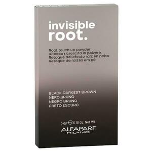 Színező Por a Hajgyökerekre- Alfaparf Milano Invisible Root Powder, árnyalata Black Darkest Brown, 5 g kép