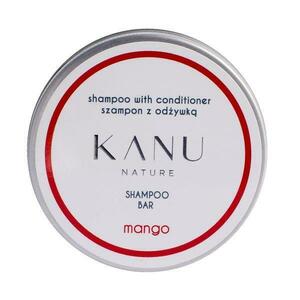 Szilárd Sampon és Balzsam 2 in 1 Mangó Illattal, Fémdobozban - KANU Nature Shampoo Bar with Conditioner Mango, 75 g kép