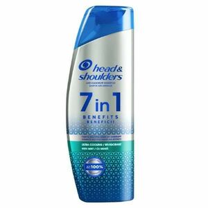 Nagyon Élénkítő 7-az-1-ben Korpásodás Elleni Sampon - Head&Shoulders Anti-Dandruff Shampoo 7in 1 Benefits Ultra Cooling, 270 ml kép