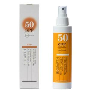 Napvédő Testápoló Spray SPF 50 Ganodermával Bioearth, 150 ml kép
