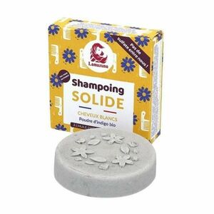 Szilárd Sampon Fehér vagy Szőke Hajra Organikus Indigóporral - Lamazuna Shamponing Solide Cheveux Blancs, 70 g kép