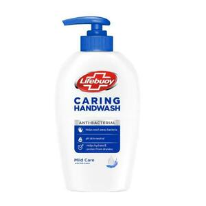 Antibakteriális Folyékony Szappan - Lifebuoy Caring Handwash Anti-bacterial Mild Care, 250 ml kép