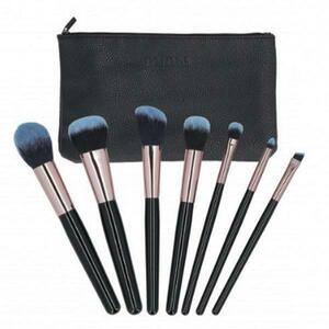 Sminkecset Készlet, 7 darabos, Fekete színű - Mimo Makeup Brush Black, 7 db. kép