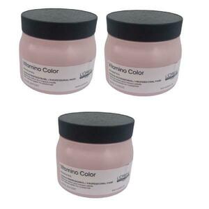 Hajmaszk csomag festett hajra - L'Oreal Professionnel Vitamino Color Masque 500 ml ( 2 + 1 ) kép