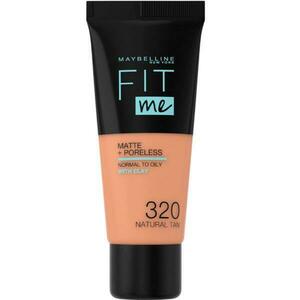 Alapozó - Maybelline Fit Me! Matte + Poreless Normal to Oily Skin, 320 Natural Tan árnyalattal, 30 ml kép