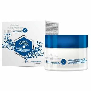Ránctalanító Nappali Krém - Gerovital H3 Hyaluron C Day Care Anti-Wrinkle Cream, 50ml kép