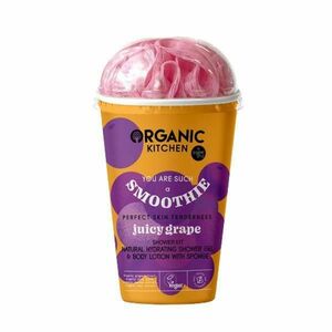 Ajándékcsomag Juicy Grape Shower Kit Készlet - Organic Kitchen 1 Szivacs, Testápoló 100ml, Tusfürdő 100ml kép