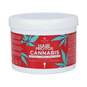 Kannabisz Hajpakoló Krém Kallos Hair Pro-tox Cannabis Hair Mask 500ml kép