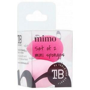 2 Darabos Rózsaszín Mini Sminkszivacs Szett - Mimo Makeup Sponge Mini Water Drop Pink Set, 2 db. kép