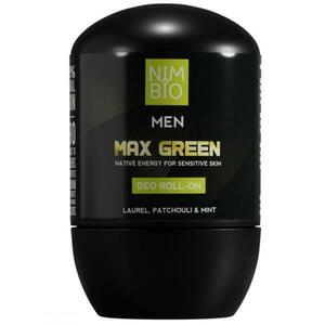 Természetes Dezodor Férfiaknak - Nimbio Men Max Green Deo Roll-On, 50ml kép