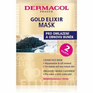 Dermacol Gold Elixir arcmaszk kaviárral 2x8 g kép