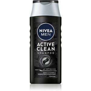 Nivea Men Active Clean sampon aktív faszénnel uraknak 250 ml kép
