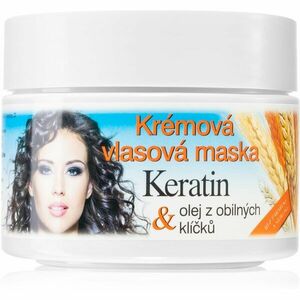 Bione Cosmetics Keratin + Grain krémes maszk minden hajtípusra 260 ml kép