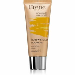 Lirene Vitamin C bőrvilágosító make-up fluid a hosszan tartó hatásért árnyalat 04 Tanned 30 ml kép
