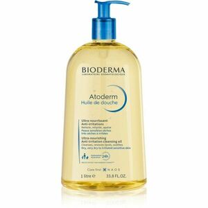 Bioderma Atoderm Shower Oil magasan tápláló és nyugtató tusfürdő olaj a száraz és érzékeny bőrre 1000 ml kép