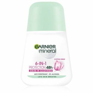 Garnier Mineral 5 Protection golyós dezodor roll-on 48h (Cotton Fresh) 50 ml kép