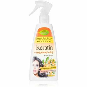 Bione Cosmetics Keratin + Argan öblítést nem igénylő spray kondicionáló 260 ml kép
