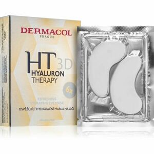 Dermacol Hyaluron Therapy 3D felfrissítő hidratáló maszk szemre 6x6 g kép