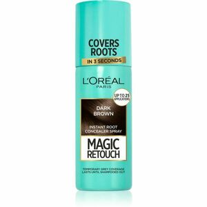 L’Oréal Paris Magic Retouch azonnali hajtőszínező spray árnyalat Dark Brown 75 ml kép
