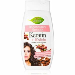 Bione Cosmetics Keratin + Kofein regeneráló sampon 260 ml kép
