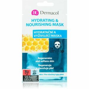 Dermacol Hydrating & Nourishing Mask textil 3D hidratáló és tápláló arcmaszk 15 ml kép