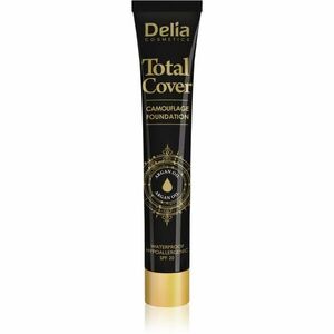 Delia Cosmetics Total Cover vízálló make-up SPF 20 árnyalat 56 Tan 25 g kép