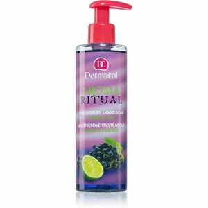 Dermacol Aroma Ritual Grape & Lime antistressz folyékony szappan 250 ml kép