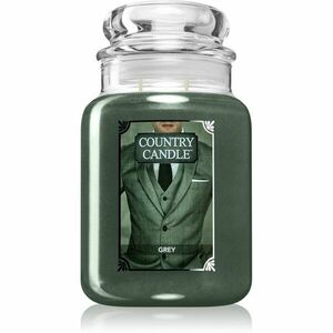 Country Candle Grey illatgyertya 652 g kép