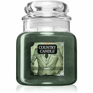 Country Candle Grey illatgyertya 453 g kép