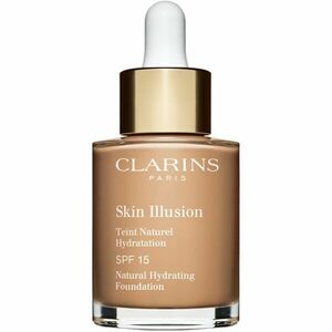 Clarins Skin Illusion Natural Hydrating Foundation világosító hidratáló make-up SPF 15 árnyalat 108, 5W Cashew 30 ml kép