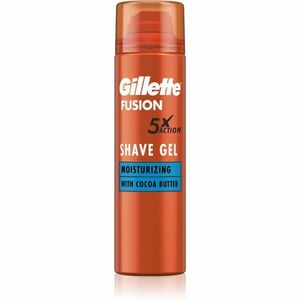 Gillette Fusion5 Cocoa Butter borotválkozási gél uraknak 200 ml kép