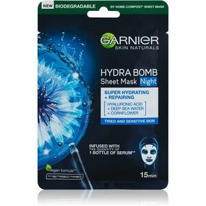 Garnier Skin Naturals Hydra Bomb tápláló gézmaszk éjszakára 28 g kép
