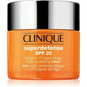 Clinique Superdefense™ SPF 25 Fatigue + 1st Signs Of Age Multi-Correcting Cream krém az öregedés első jelei ellen száraz és kombinált bőrre SPF 25 50 kép
