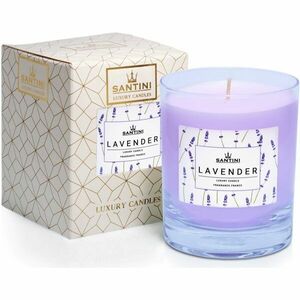 SANTINI Cosmetic Lavender illatgyertya 200 g kép