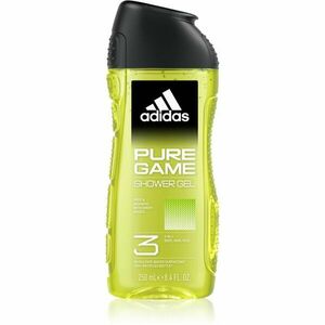 Adidas Pure Game tusfürdő gél arcra, testre és hajra 3 az 1-ben uraknak 250 ml kép