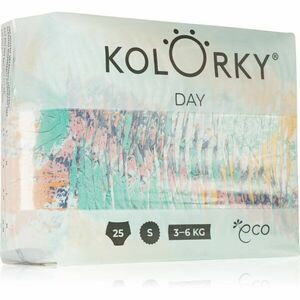 Kolorky Day Brushes eldobható ÖKO pelenkák S méret 3-6 Kg 25 db kép