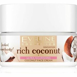 Eveline Cosmetics Rich Coconut ultra hidratáló krém Nappali és éjjeli ápolás 50 ml kép