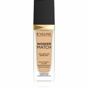 Eveline Cosmetics Wonder Match tartós folyékony alapozó hialuronsavval árnyalat 20 Medium Beige 30 ml kép