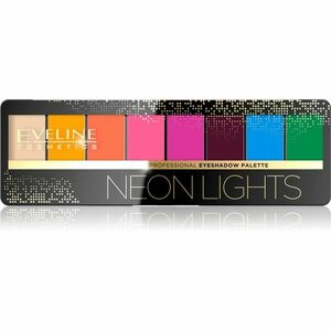 Eveline Cosmetics Neon Lights szemhéjfesték paletta 9, 6 g kép