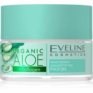 Eveline Cosmetics Organic Aloe+Collagen mattító arcgél 50 ml kép