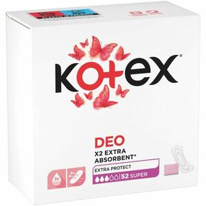 Kotex Super Deo tisztasági betétek 52 db kép