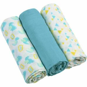 BabyOno Diaper Super Soft mosható pelenkák Blue 70 × 70 cm 3 db kép