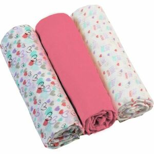 BabyOno Diaper Super Soft mosható pelenkák Pink 70 × 70 cm 3 db kép