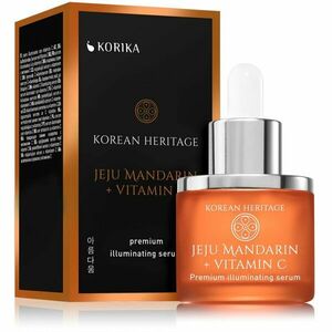 KORIKA Korean Heritage Jeju Mandarin + Vitamin C Premium Illuminating Serum bőr szérum (élénkítő) C-vitaminnal 30 ml kép
