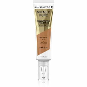 Max Factor Miracle Pure Skin tartós alapozó SPF 30 árnyalat 85 Caramel 30 ml kép