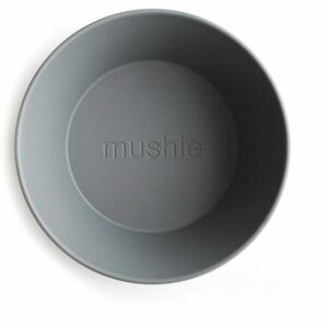 Mushie Round Dinnerware Bowl tál Smoke 2 db kép
